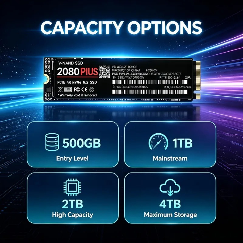 محرك أقراص SSD جديد 2080 PLUS  - مراجعة M.2 Nvme 4Tb Pcie 4.0 Ssd وسعره